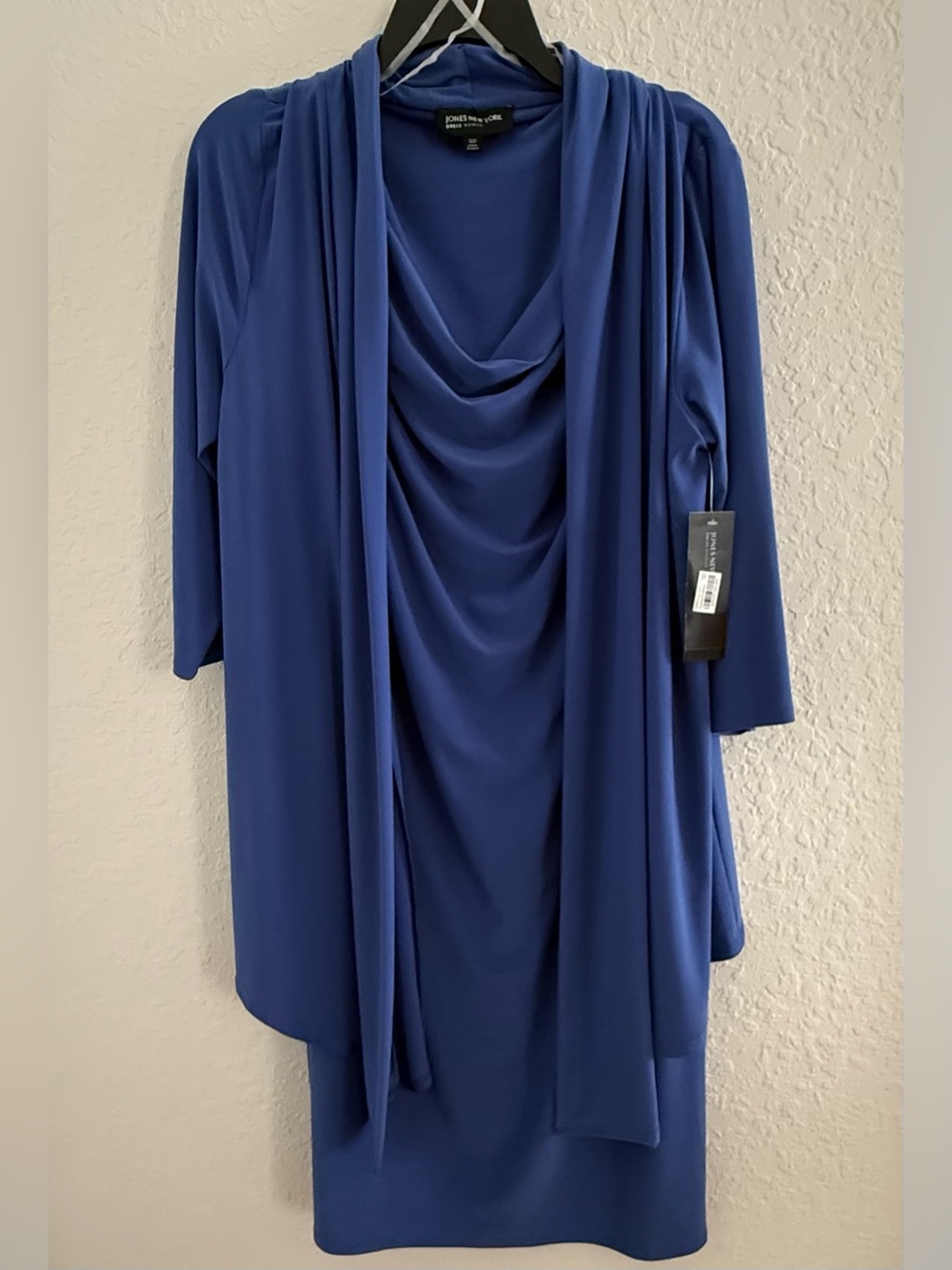 Jones New York Blue Womens Dress set - Size 14W NWT
